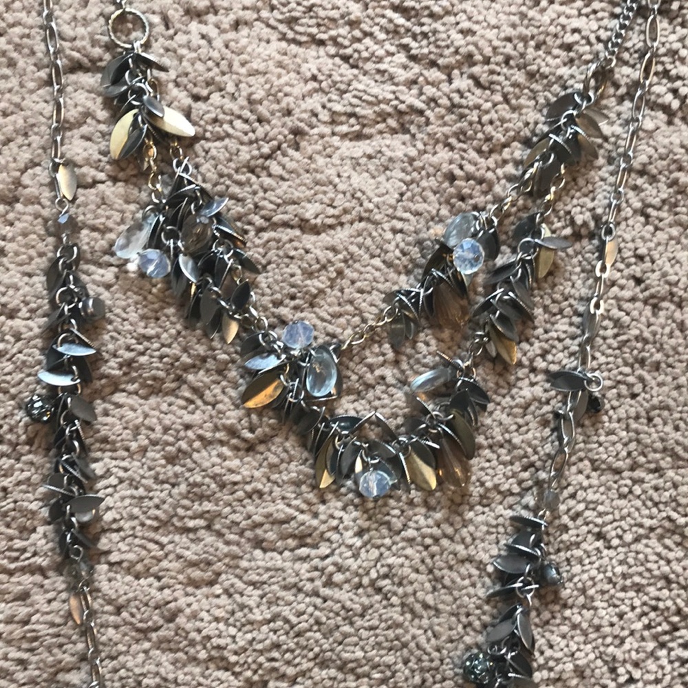 LOfT long and short tiered necklace